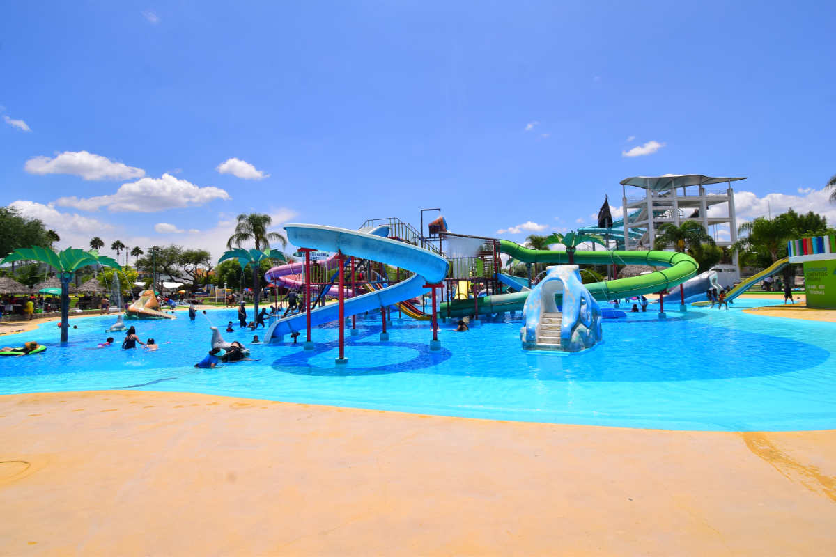 Zona de descanso para papás en Playa Sirena